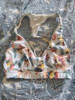 Floral bikini top