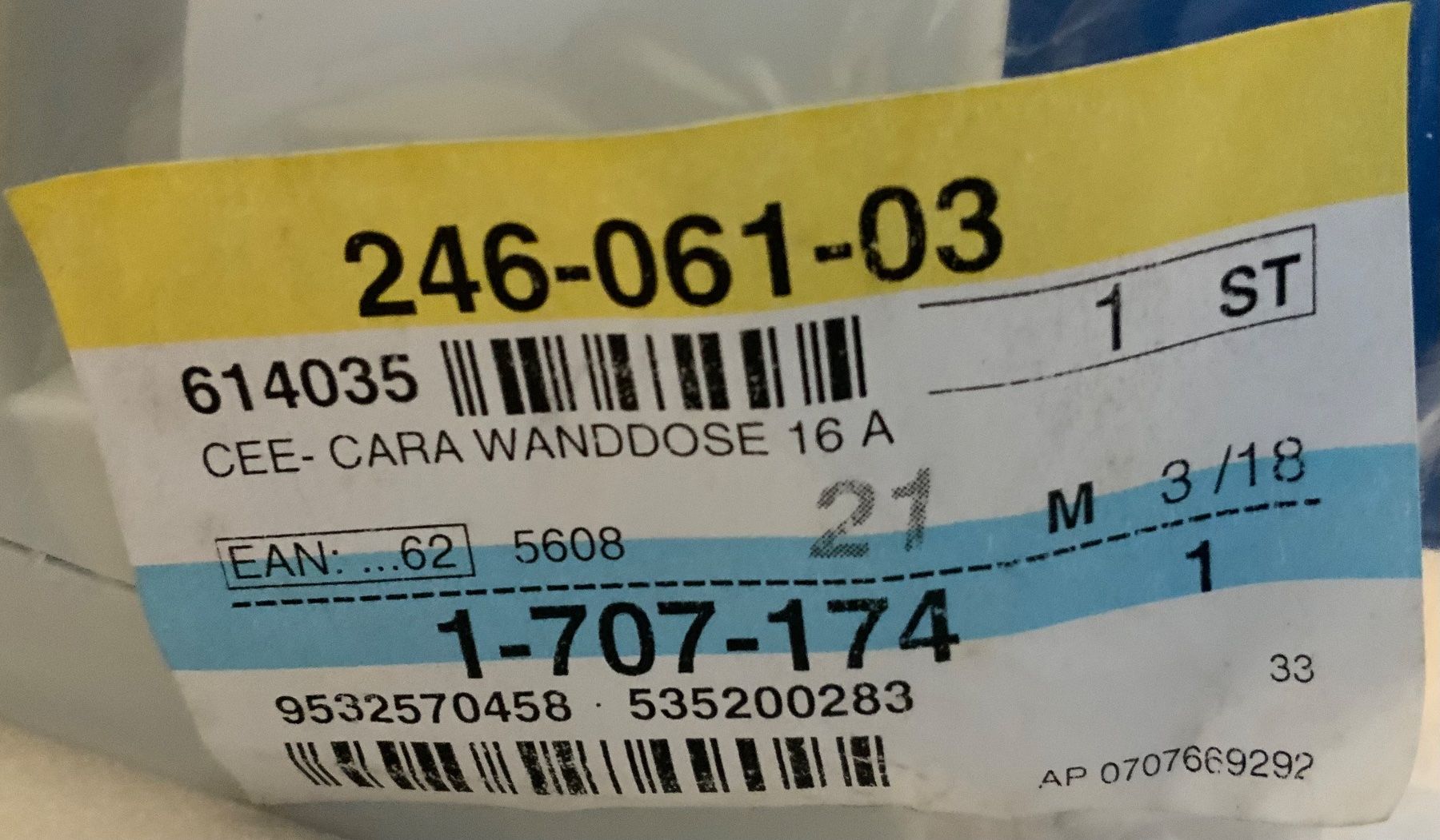 Spine: AP Steckdose CEE 16A 3Polig – Nuovo (secondo la descrizione) da Wangen SZ venduto da mrpower 1