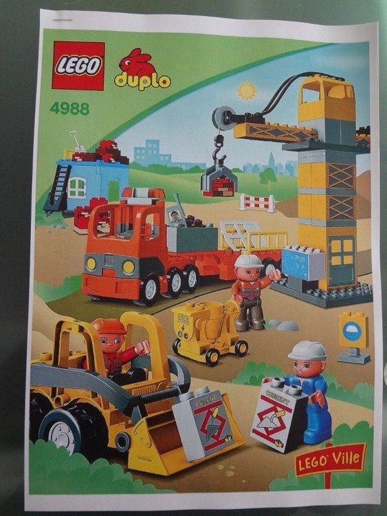 Lego Duplo 4988 Baustelle mit Kran Kaufen auf Ricardo