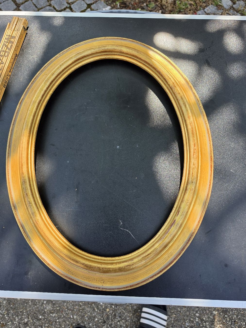 Cornici: Ovaler Bilderrahmen Vergoldet  deutliche Gebr – Usato da Mettlen venduto da elios0888 2