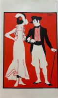 Dudley Hardy, Operette "Gaiety Girl", Jugendstil, Offset