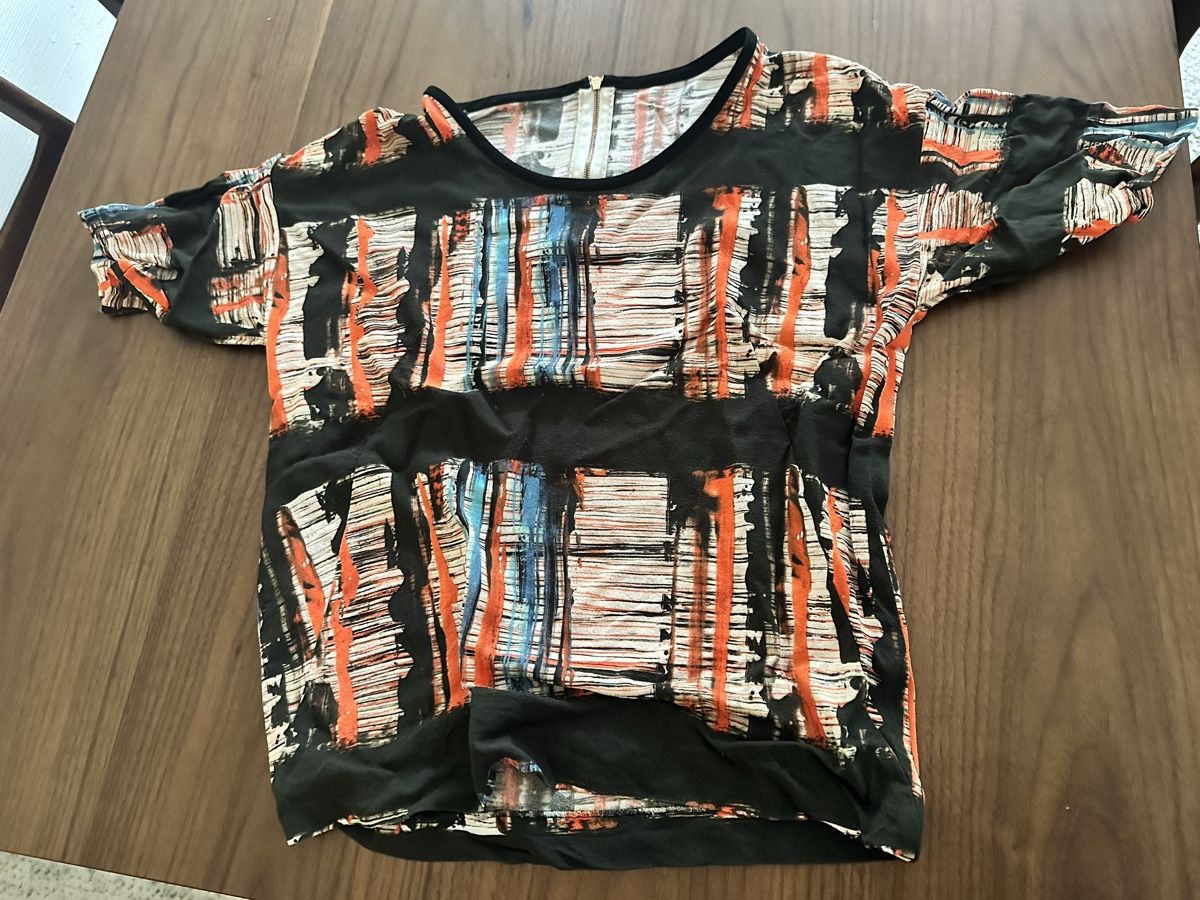 Top: Haut femme multicolore – Usato da Plan-les-Ouates venduto da aur_z5pj