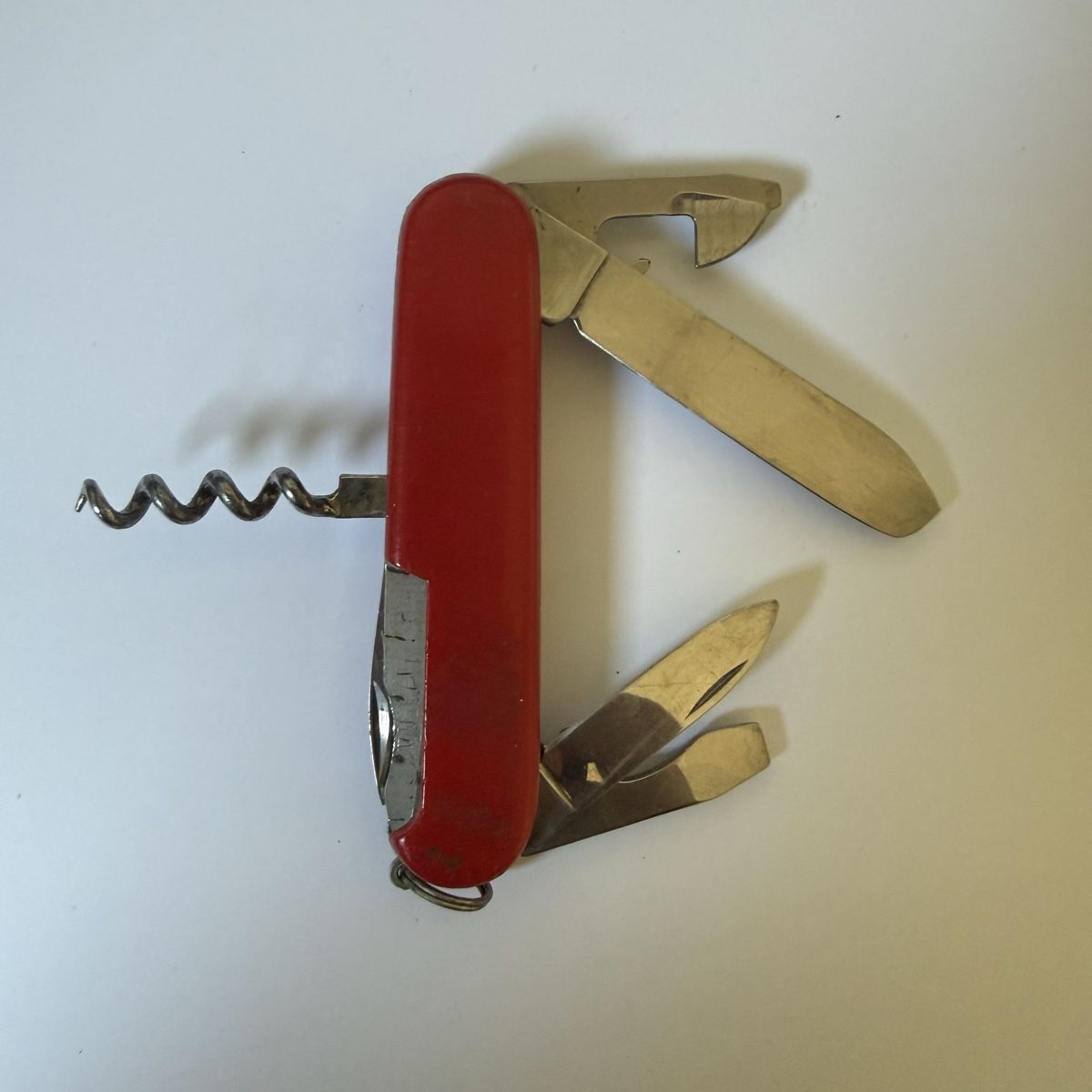 Couteaux de poche: Swiss Army Knife Red Used Multi-tool 5 Tools – D'occasion à Vésenaz par RMShop 1