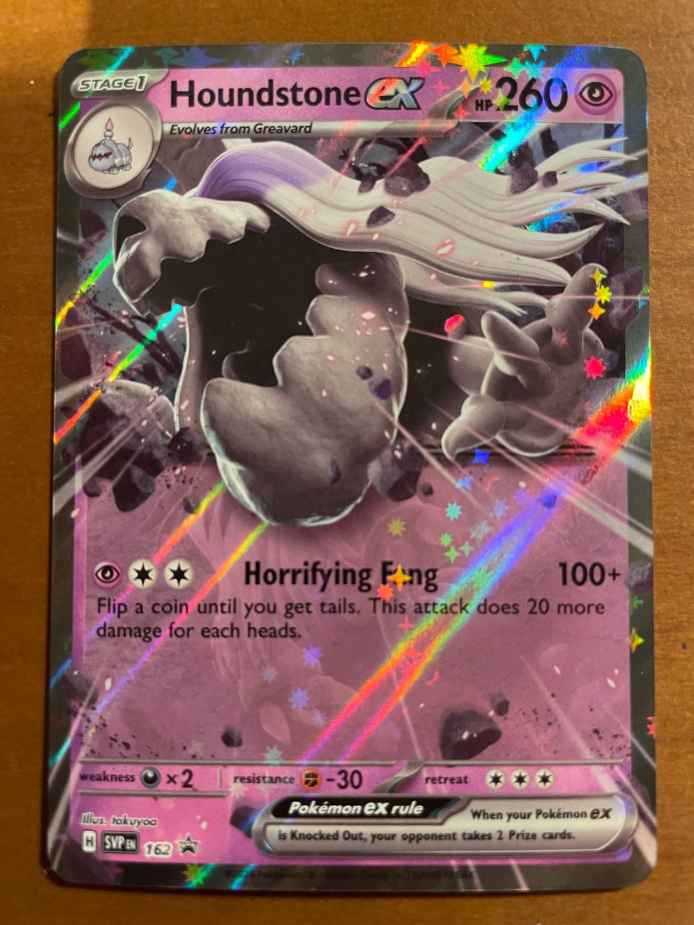 Pokémon Carte collezionabili: Pokemon Houndstone eX (Versand gratis) – Nuovo (secondo la descrizione) da Chur venduto da Angerson