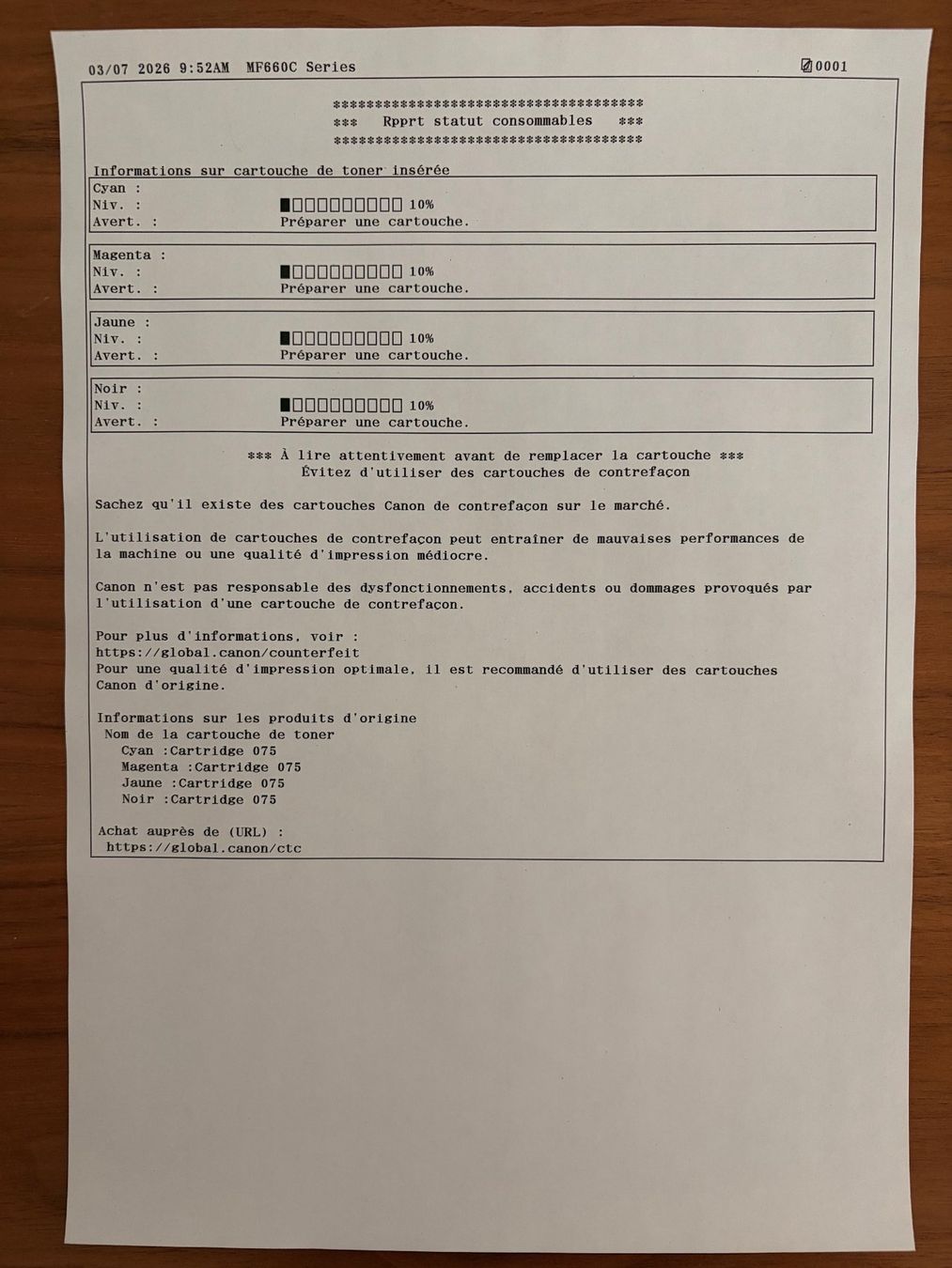 Canon Stampanti: Imprimante laser multifonction i-SENSYS MF664CDW – Nuovo (secondo la descrizione) da Erlach venduto da roubate 8
