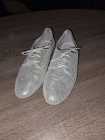 DERBIES ERAM Cuir Métallisé Argenté/Platine - T.39