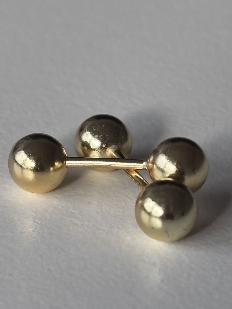 Orecchini pendenti & Orecchini a lobo: Studs Earring. 925 silver . Gold plated . – Nuovo (secondo la descrizione) da Dübendorf venduto da S1973E 2