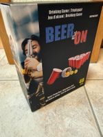 Bier Pong Set "Beer it on", 48 Teile, neuwertig für Party!