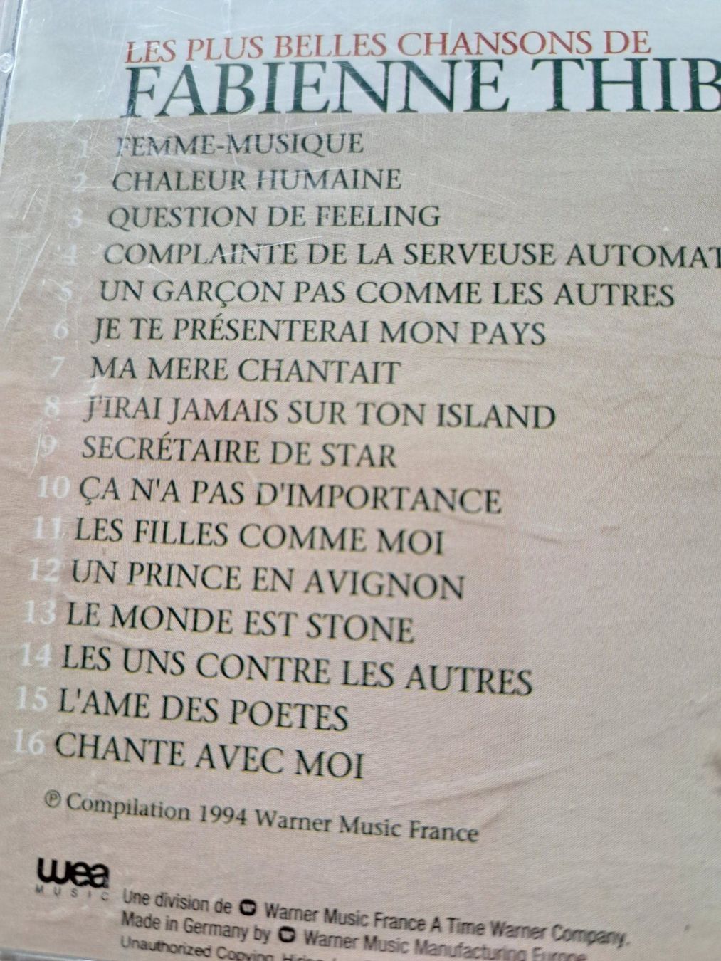 CDs: Cd Les plus belles chansons de Fabienne Thibeault – Gebraucht aus Pully von bro_n52j 2