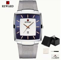 Montre homme Reward, bracelet maille acier inoxydable.