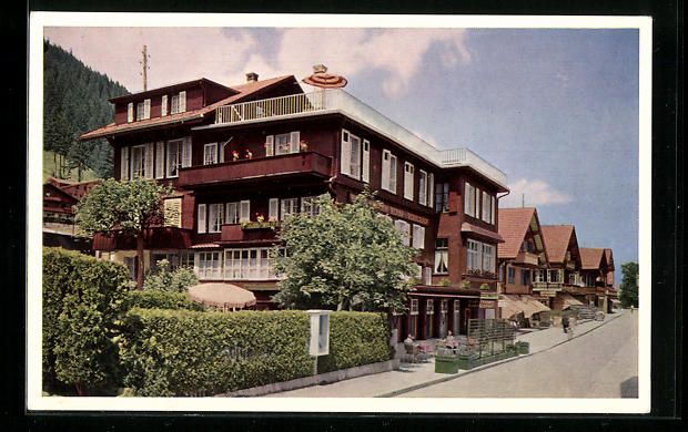 Cartoline postali: AK Adelboden, Hotel Bernerhof – Usato da Berlin venduto da bartko-reher