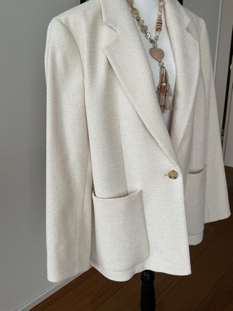 Boss Damen Blazer, Offwhite, Gr. 42