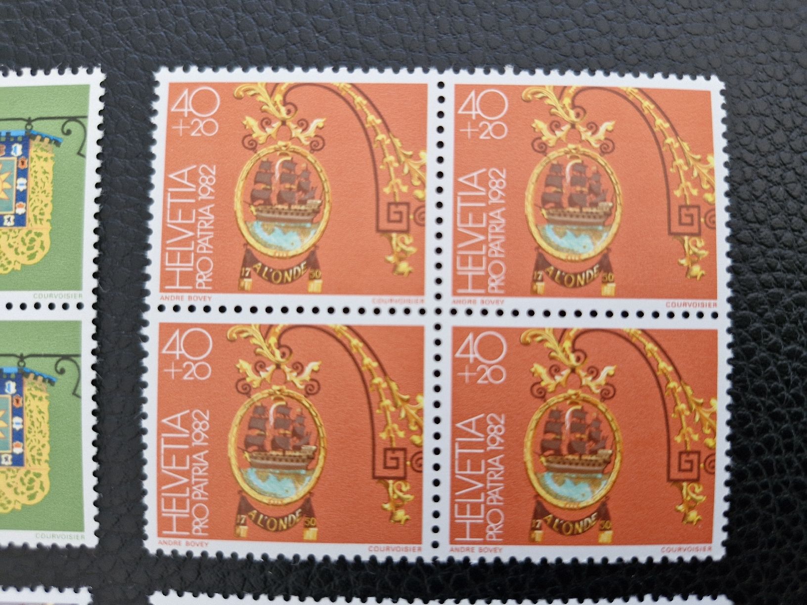 Alle Briefmarken: Pro Patria 1982 Viererblocks postfrisch – Neu (gemäss Beschreibung) aus Frauenfeld von Kasico 2