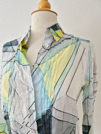 BLUSE SOMMERMANN M 38 TUNIKA TOP ZU JACKE HOSE TASCHE SCHAL