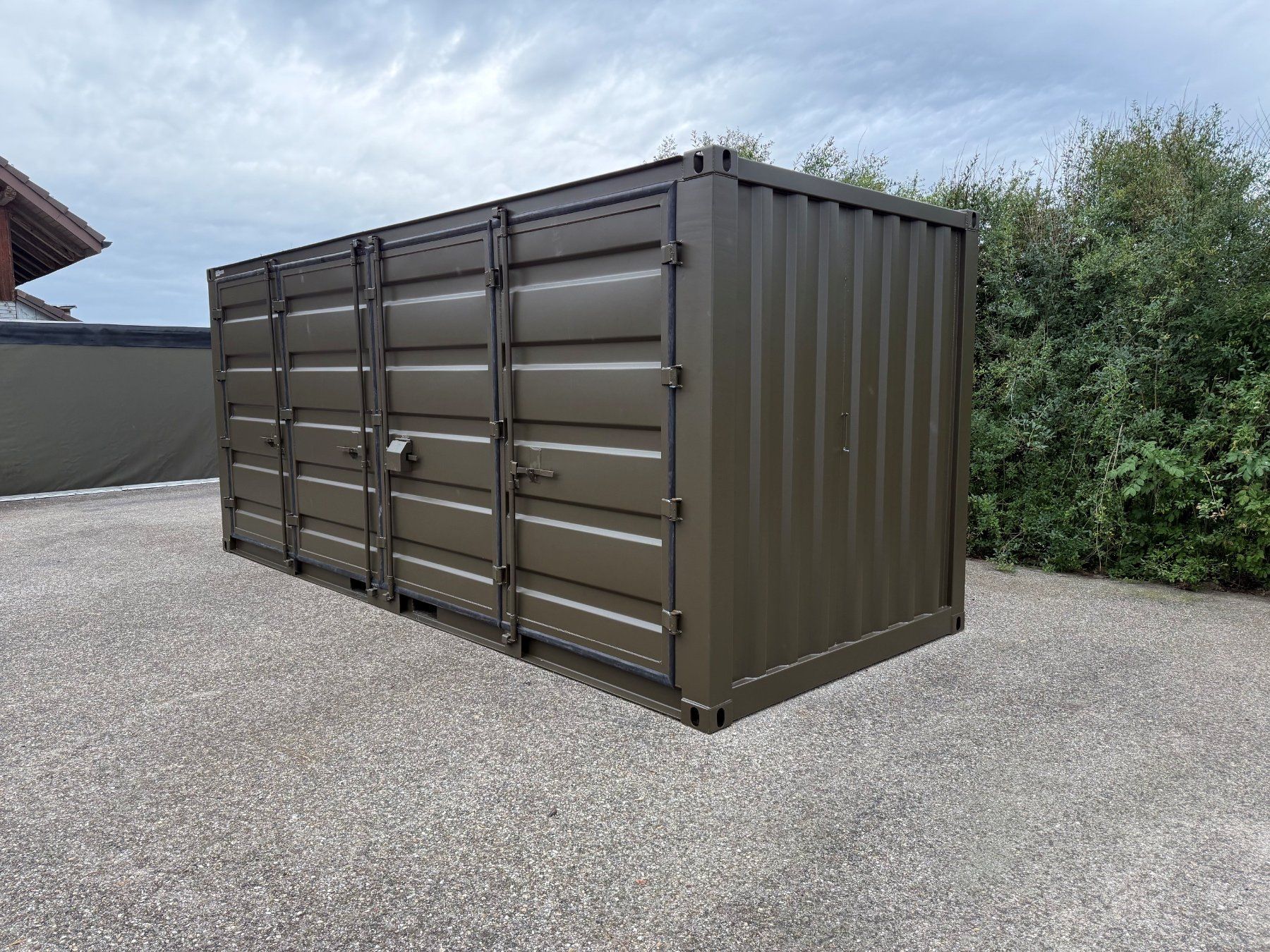 Contenitori edile: 20 Fuss Lagercontainer in grün, Open Side – Nuovo e nell'imballaggio originale da grosswangen venduto da Poliniman0 2