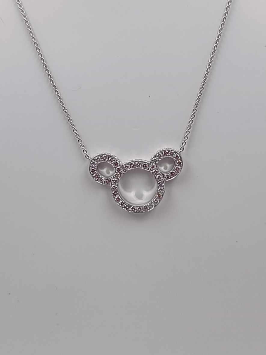 Ketten: WEISSGOLDCOLLIER MIT BÄRIGEM DIAMANTANHÄNGER – Gebraucht aus Luzern von EdiGem 4