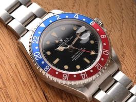 Rolex GMT Pepsi, Pumpkin Dial, Tritium