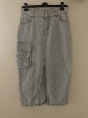 Jeansrock Damen hellblau Grösse M L