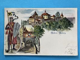 Alte Ansichtskarte Schloss Kyburg, Winterthur, 1900