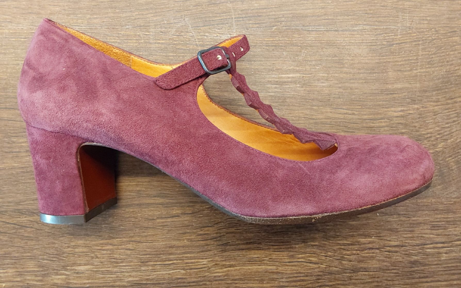 Chie Mihara Damenschuhe: Pumps 36 Chie Mihara Wildleder dunkelrot neu – Neu (gemäss Beschreibung) aus Köniz von scopello12