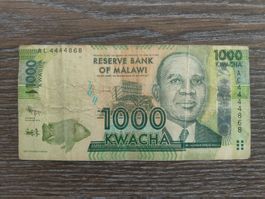 Malawi 1'000 Kwacha 2012 !!!!!!