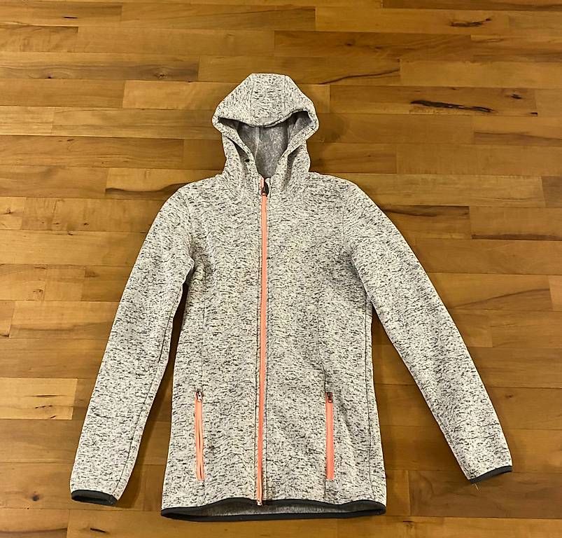 Giacche & Cappotti: Graumelierte Fleecejacke – Usato da Ellikon a d Thur venduto da sar_l8sf