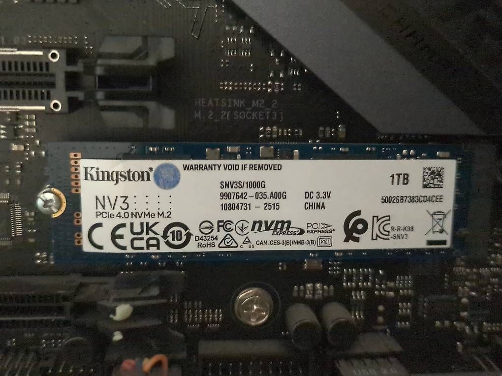 Harddisks: Kingston NV3 1 TB – Gebraucht aus Dorf von Jrhhh