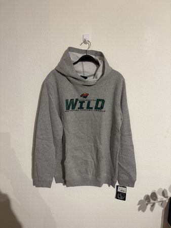 Neu Minnesota Wild NHL Hoodie XL grey, offiziell lizenziert
