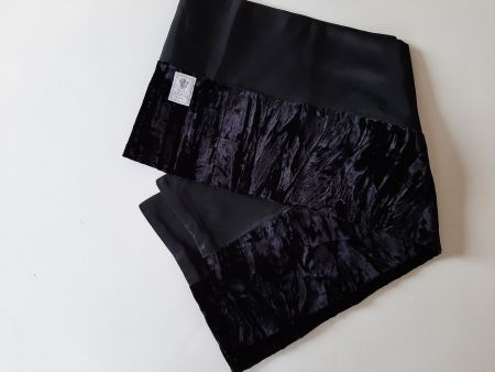 Foulard en velours noir