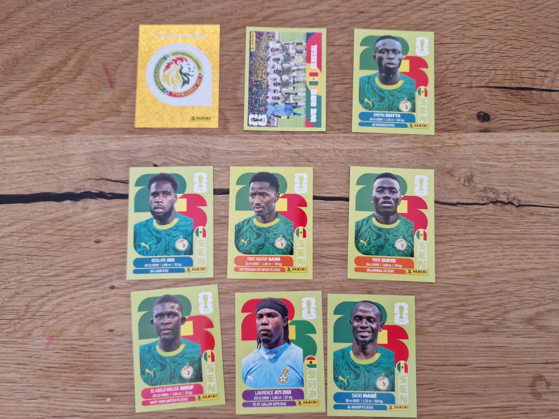 Panini Sammelbilder & Trading cards: Panini 2026 Sticker, SEN – Gebraucht aus Metzerlen von SS01