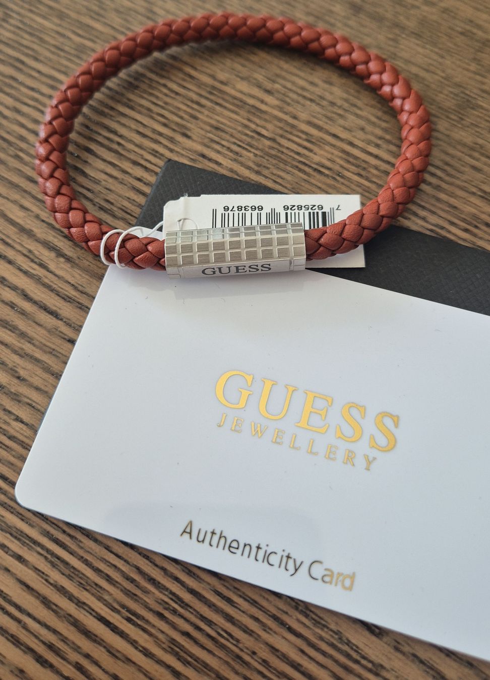 Guess Bracciali & Braccialetti: Guess Braided Leather Bracelet - New with Authenticity – Nuovo e nell'imballaggio originale da Genève venduto da nno_2jzn