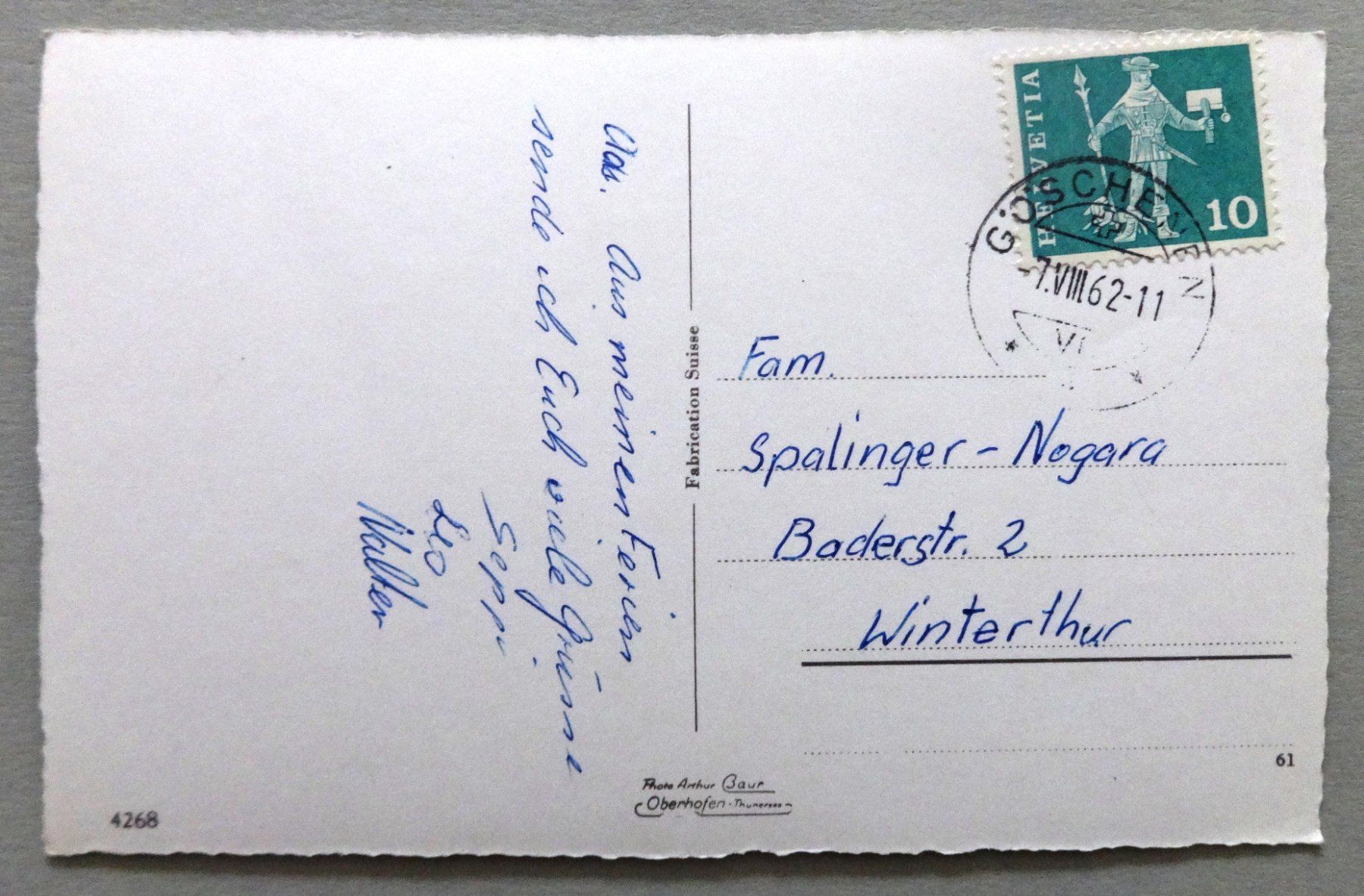Ansichtskarten: Andermatt und seine Alpenpässe – Gebraucht aus Fétigny von Billy2miny 1