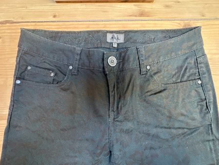 Nile Damen Jeans Hose, Grösse S, petrolfarben