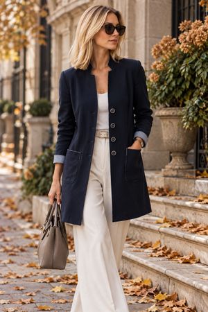 WHITE LABEL Lang Strickjacke Gr.36 NP 239 Fr
