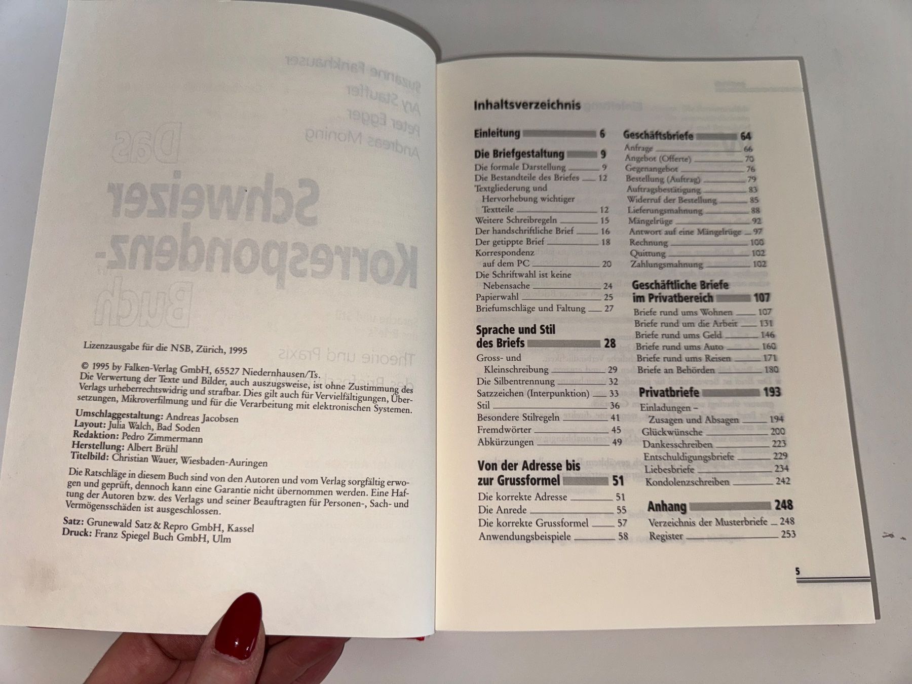 Libri: Buch: Das Schweizer Korrespondenz Buch – Usato da Grosswangen venduto da Second_hand_paradise 1