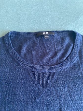 Uniqlo, Leichter Pullover, Leinen-Anteil, Gr L