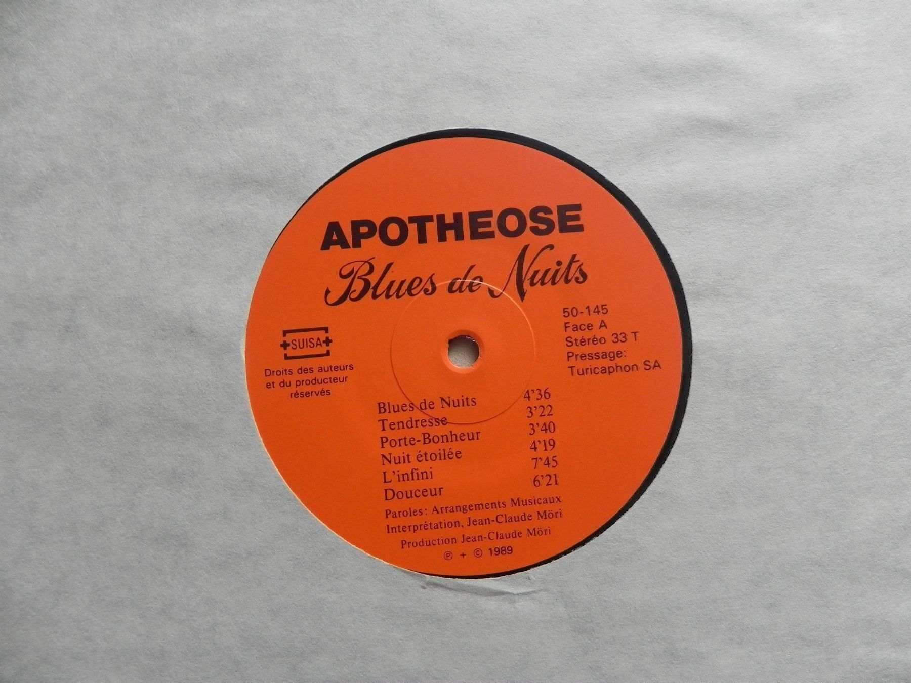 Dischi in vinile: LP Genéve Schweiz Apotheose Möri Blues – Usato da Siebnen venduto da krimsie 3