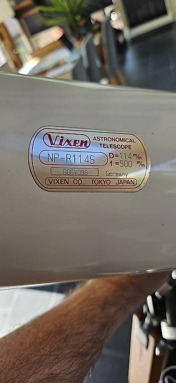 Telescopi: Vixen NP-R114S-Teleskop mit Stativ – Usato da Igis venduto da CA55 2