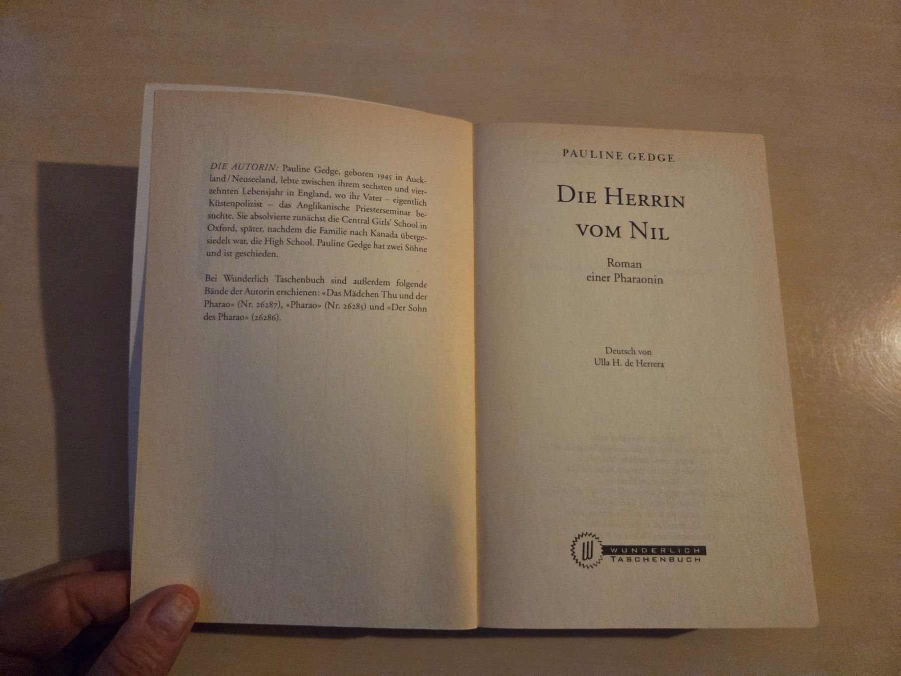 Libri: Die Herrin vom Nil, Pauline Gedge – Usato da Liestal venduto da ITOlio 2