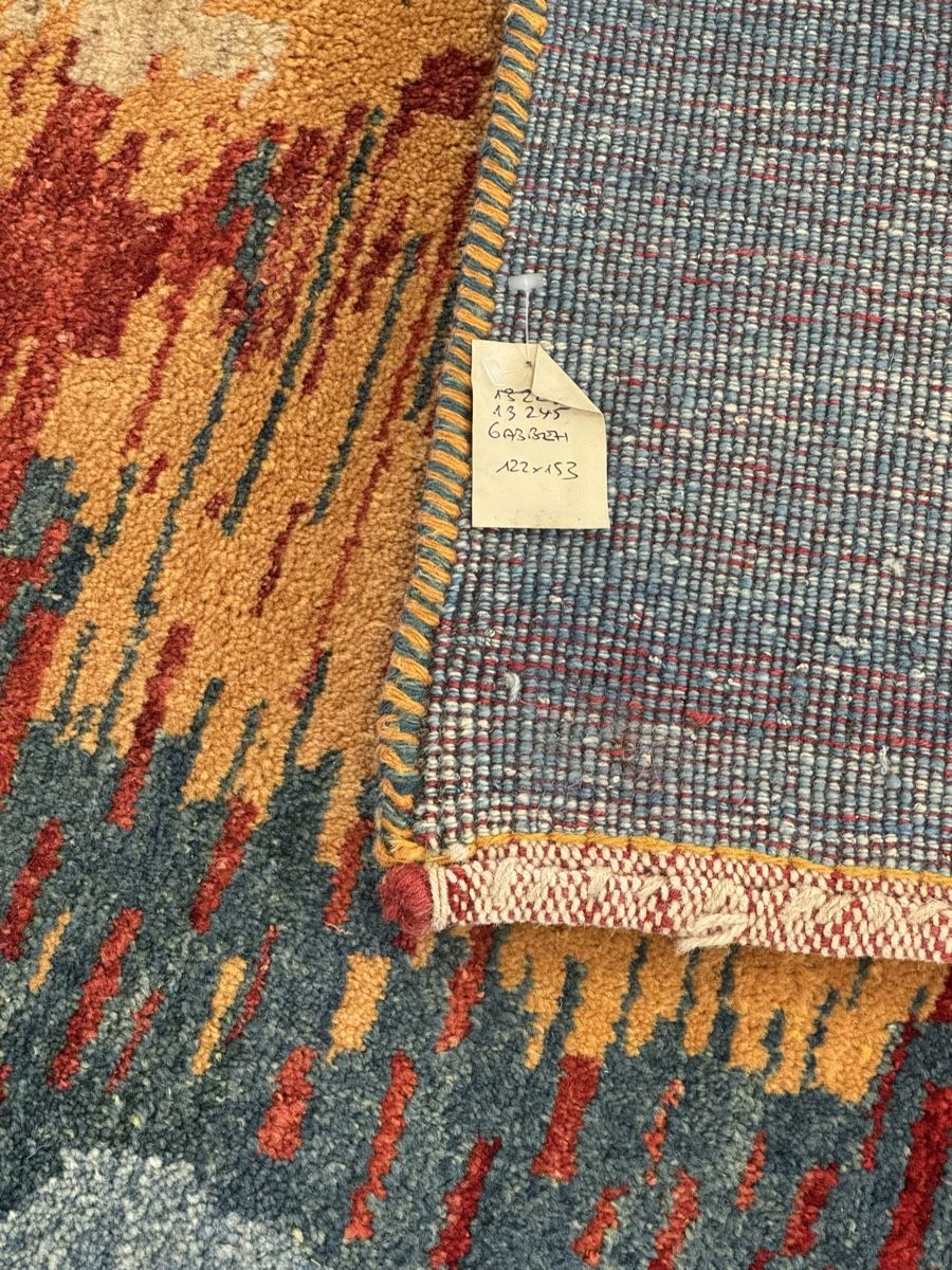Tapis: Gabbeh Orange/Blau – D'occasion à Liestal par galerie_nategh 9
