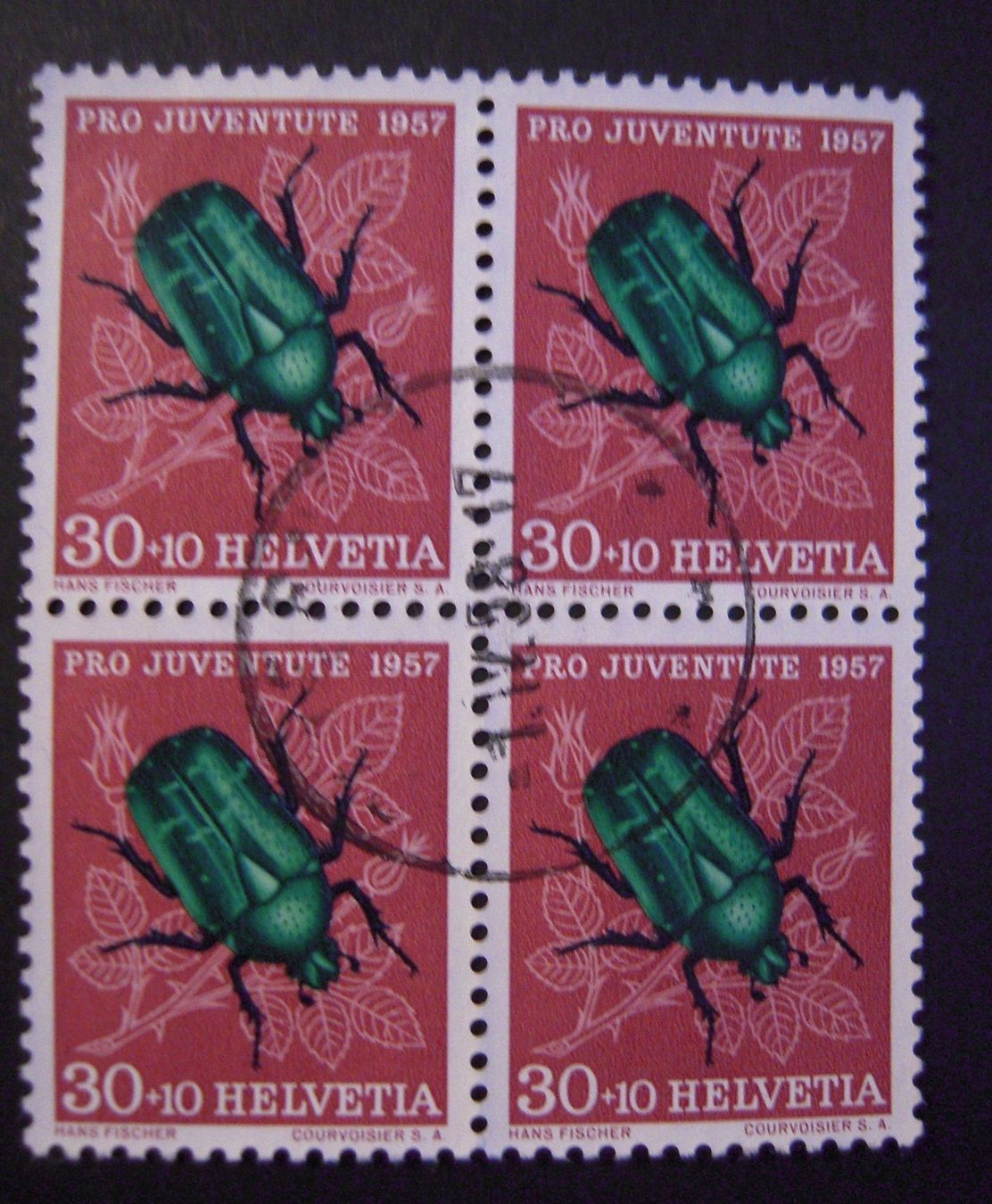 Tutti i francobolli: PJ 1957 Nr. 171 VB gest. – Usato da Stallikon venduto da Saentis2014