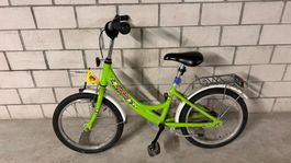Kinderfahrrad Puky grün Aluminium Rahmen gebraucht