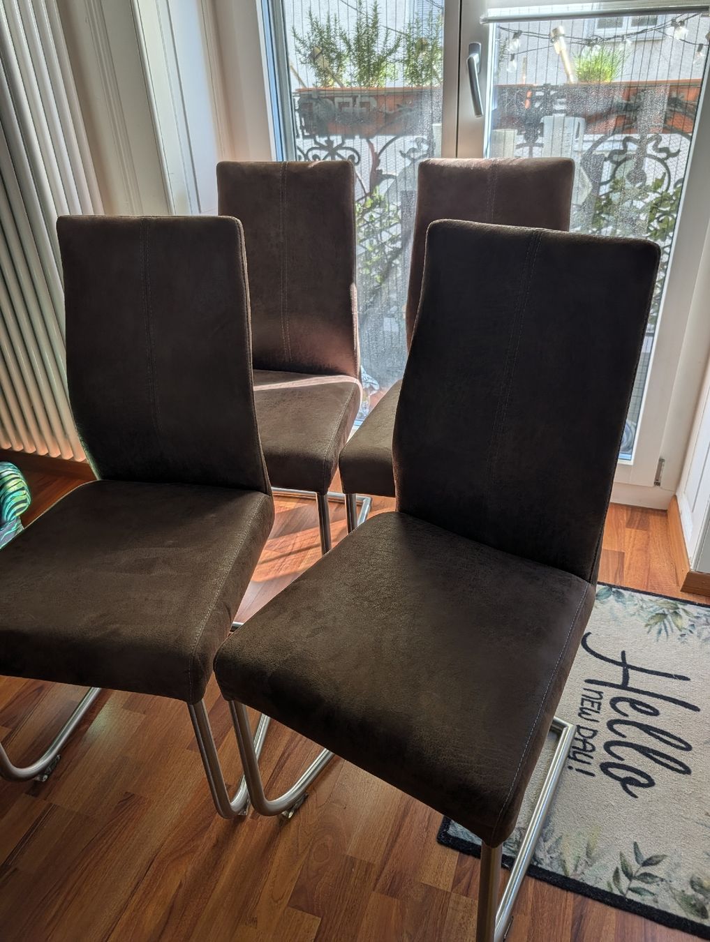 Kare Stühle: KARE DESIGN Stuhl Set 4 Stühle braun – Gebraucht aus Zürich von bella2903