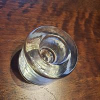 3 Kerzenhalter Glas für Stabkerzen