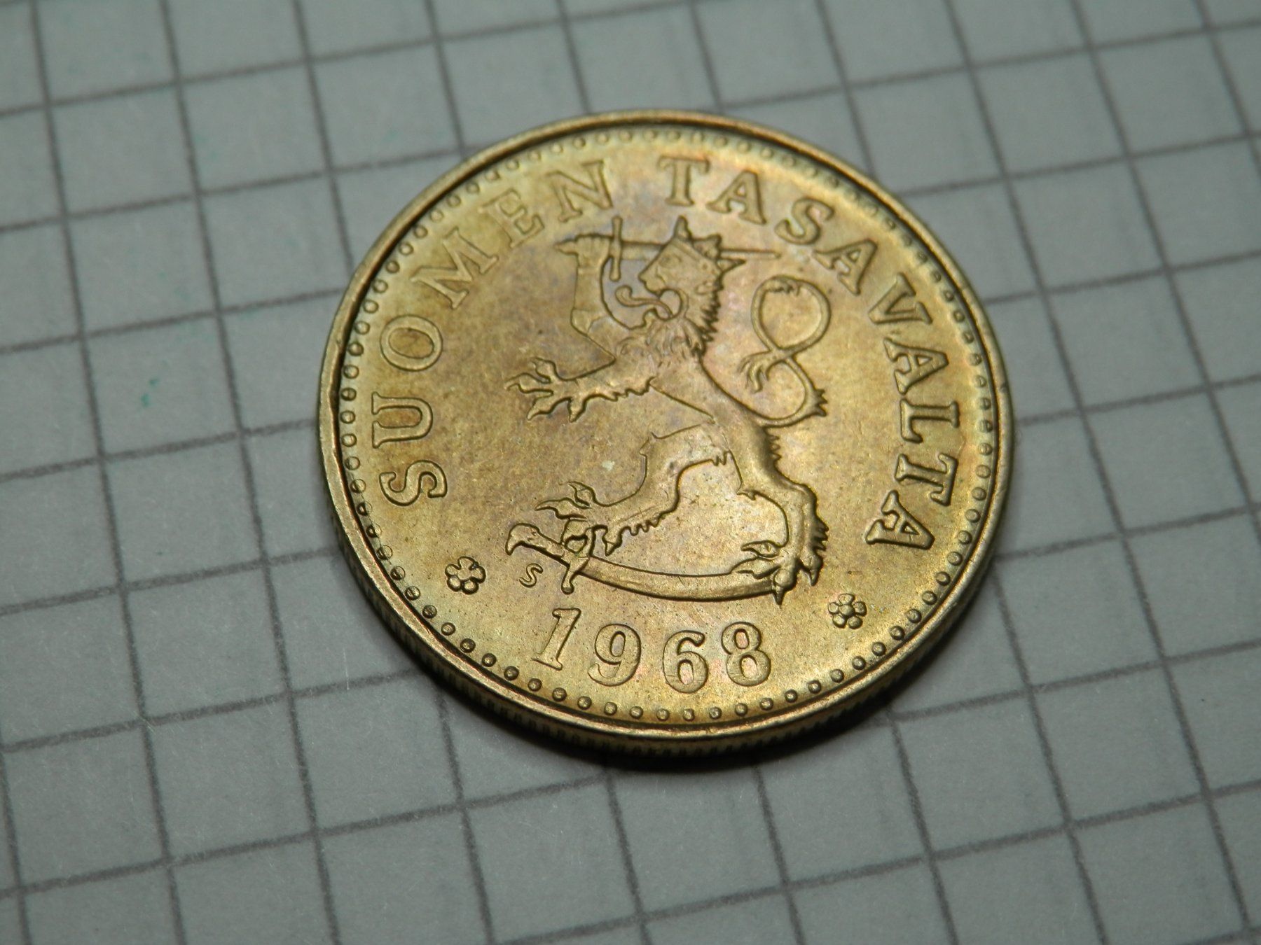 Tutti le monete: Finnland 10 Penny, 1968 – Usato da Weiach venduto da weiach81
