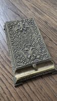 Antiker Notizblockhalter aus Messing Habsburger Doppeladler