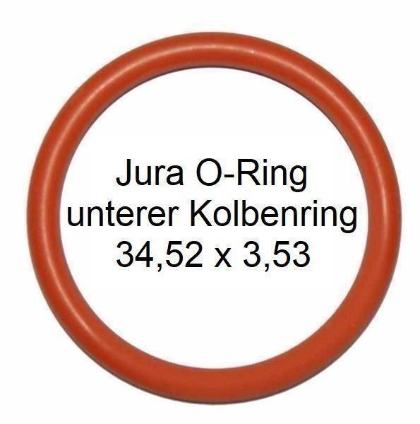 Kaffeemaschinen & Espressomaschinen: 1x Jura O-Ring unterer Kolben – Neu (gemäss Beschreibung) aus Tenniken von wesch