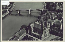 Flugaufnahme Basel mit Münster