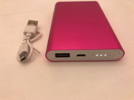 Powerbank 10000mAh - neu pink