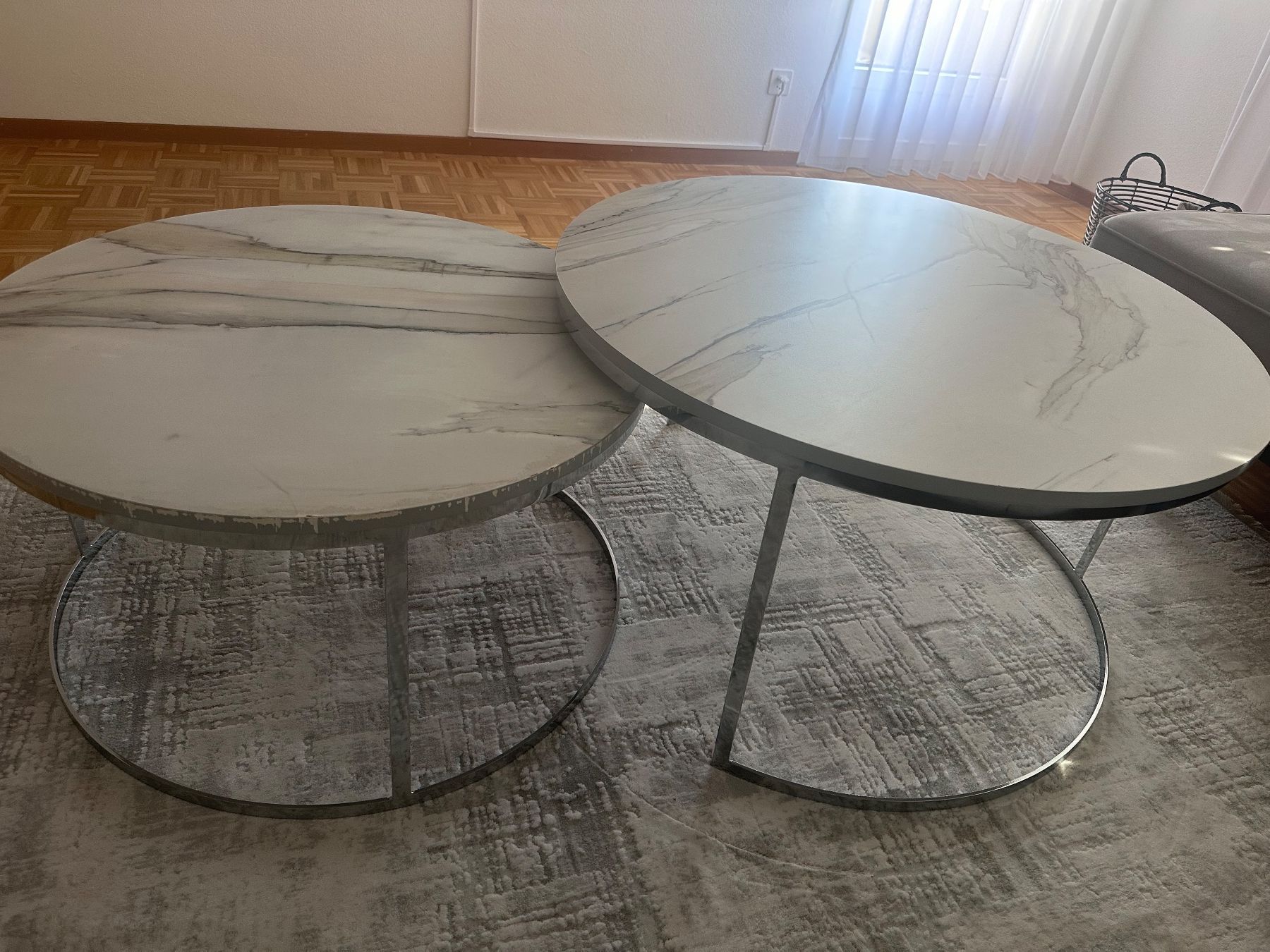 Tische: Marmor Optik Couchtische 2er Set – Gebraucht aus Schaffhausen von Linablu 3